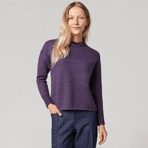 Allbirds Purple "The Jumper" Crew Neck Wool Sweater, Medium